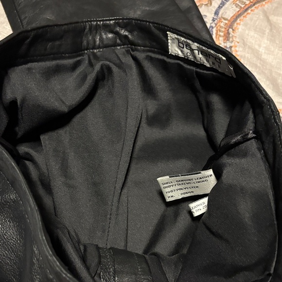 Vintage Benard Couture Genuine Black Leather Pants - Picture 8 of 8